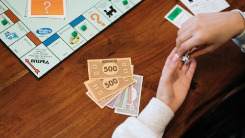 Monopoly Board Game Tabletop Session 4K Wallpaper