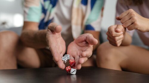 Exciting Dice Game Moments High Resolution Desktop Wallpaper
