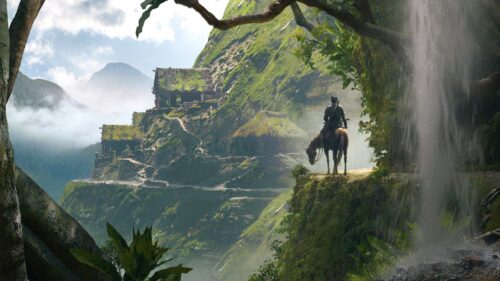 Ghost of Tsushima Jin Sakai Samurai Landscape Gaming Wallpaper 4K for PC Desktop