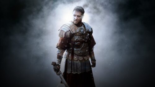Epic Ancient Roman Gladiator Combat Arena 4K Desktop Wallpaper