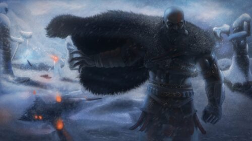 God of War Kratos and Atreus Cinematic 4K Gaming Wallpaper for PC Desktop