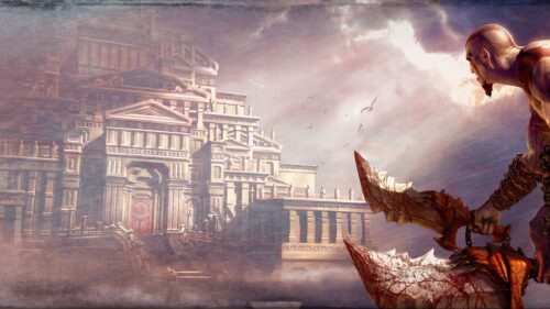 God of War Kratos and Atreus Cinematic 4K Gaming Wallpaper for PC Desktop