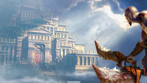 God of War Kratos Epic Battle 4K Desktop Wallpaper | High-Quality Gaming PC Background