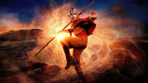 High-Quality Portrait of Gordon Cormier as Aang from Avatar The Last Airbender 4K Desktop Wallpaper
