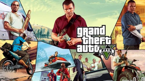 Grand Theft Auto V Cinematic Cityscape Gaming Wallpaper 4K Desktop Background