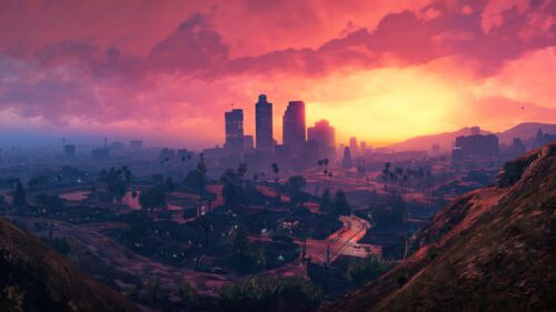 Grand Theft Auto V Cinematic Open World Gaming Wallpaper 4K for PC Desktop