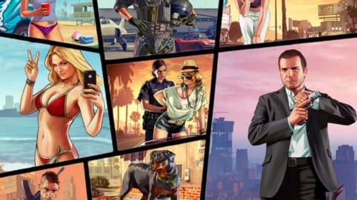 Grand Theft Auto V Cinematic Cityscape 4K Gaming Wallpaper for Desktop PC