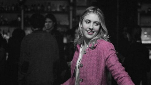 Cinematic Portrait of Director Greta Gerwig High Resolution 4K Desktop Wallpaper