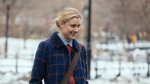 Greta Gerwig Cinematic Portrait High Quality 4K Desktop Wallpaper