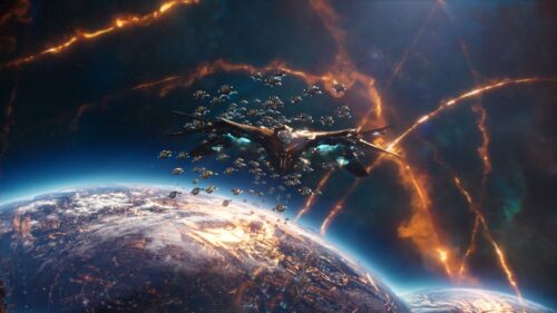 Guardians of the Galaxy Epic Team Space Adventure 4K Desktop Wallpaper