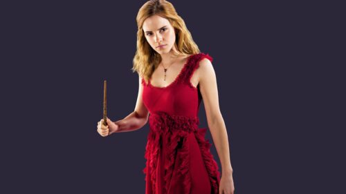 Hermione Granger Cinematic Wizardry Portrait High Definition 4K Desktop Wallpaper