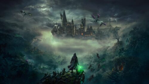 Hogwarts Legacy Enchanted Castle Gaming Wallpaper for Desktop 4K