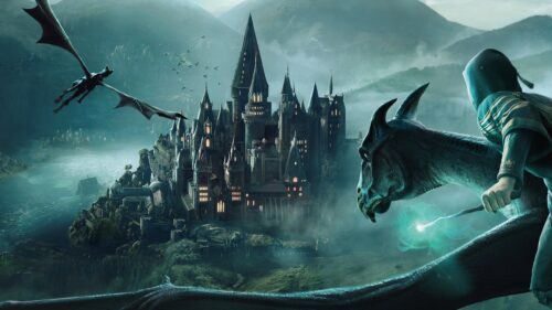 Hogwarts Legacy Enchanted Castle Gaming Wallpaper 4K Desktop Background