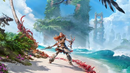 Horizon Forbidden West Stunning 4K Gaming Wallpaper for Desktop PC – Epic Aloy Landscape Background