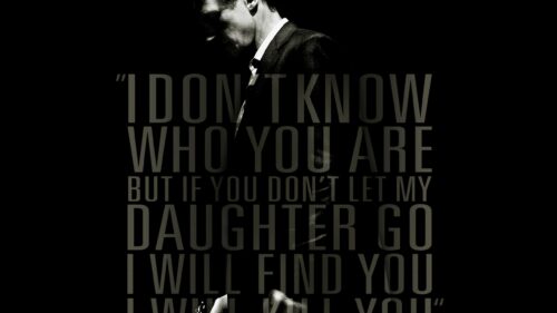 Minimalist I Will Find You Text Over Dark Cinematic Landscape Desktop Wallpaper