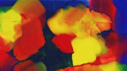 Vibrant Abstract Watercolor Splatter Artistic 4K Desktop Wallpaper