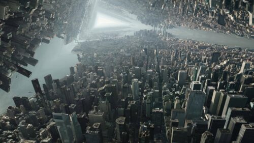 Surreal Dream Architecture Cityscape Inspired by Inception 4K Desktop Wallpaper