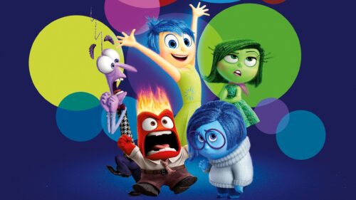 Vibrant Inside Out Emotion Characters Group Shot High Resolution Desktop Wallpaper