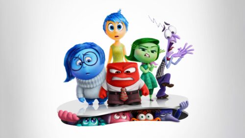 Vibrant Inside Out Characters Emotions Landscape 4K Desktop Wallpaper