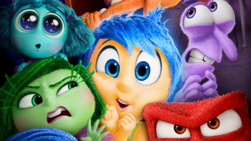 Vibrant Inside Out Movie Characters Group Shot High Resolution Desktop Wallpaper