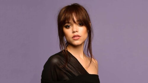 Stunning Jenna Ortega Cinematic Portrait High Definition Desktop Wallpaper