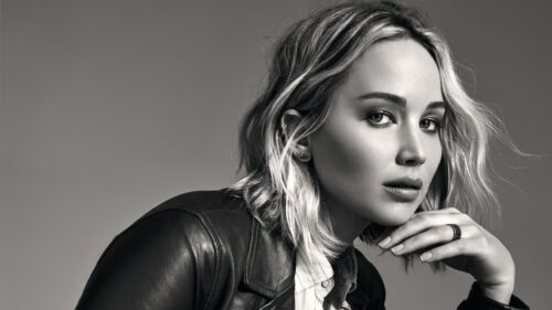Stunning Jennifer Lawrence Cinematic Portrait High Resolution 4K Desktop Wallpaper