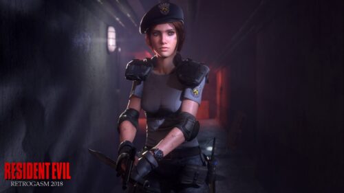 Jill Valentine Gaming Wallpaper 4K High Resolution Desktop Background
