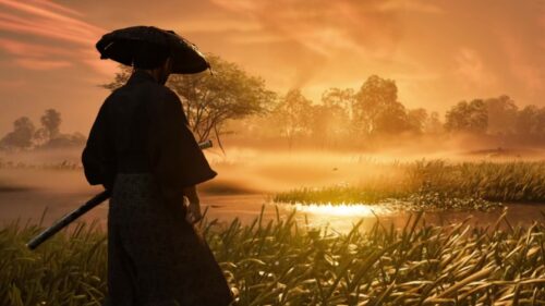 Jin Sakai Ghost of Tsushima 4K Gaming Wallpaper for PC Desktop