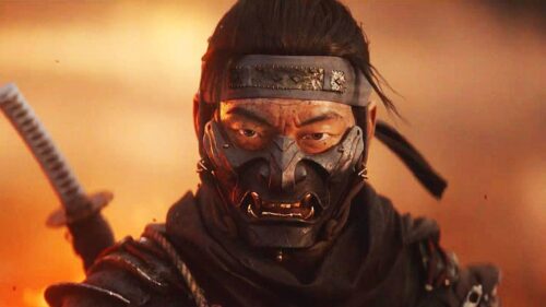 Jin Sakai Ghost of Tsushima 4K Gaming Wallpaper for Desktop PC