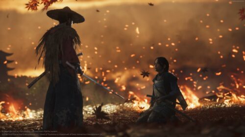 Jin Sakai Ghost of Tsushima 4K Gaming Wallpaper for Desktop PC – High Quality Landscape Background