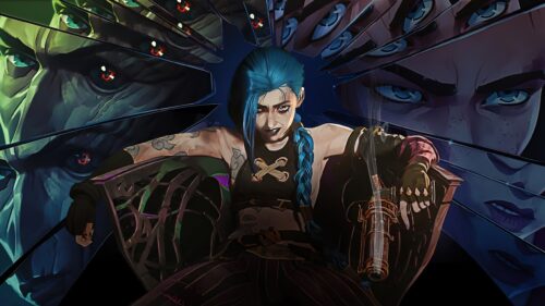Jinx Arcane Gaming Wallpaper 4K High Quality Desktop Background