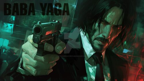 John Wick High-Action Cinematic 4K Desktop Wallpaper