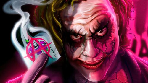 Dark Cinematic Joker Portrait in High Definition for PC Desktop Wallpaper