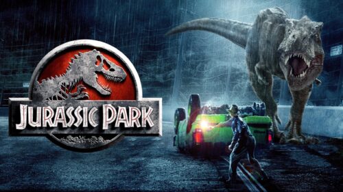 Epic Jurassic Park T-Rex Cinematic Landscape 4K Desktop Wallpaper