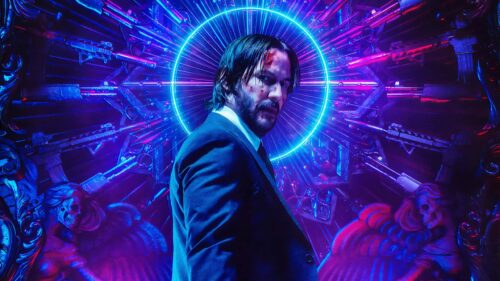 Stunning High Definition Keanu Reeves Cinematic Portrait Desktop Wallpaper