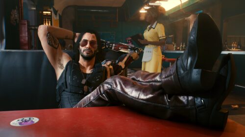 High-Quality Keanu Reeves Cinematic Portrait 4K Desktop Wallpaper