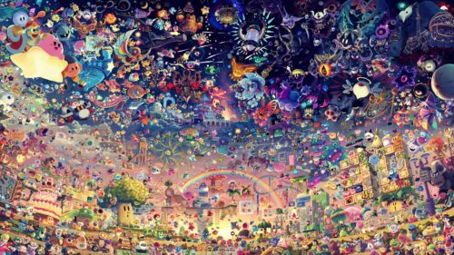 Kirby Dream Land Adventure 4K Gaming Wallpaper for Desktop PC