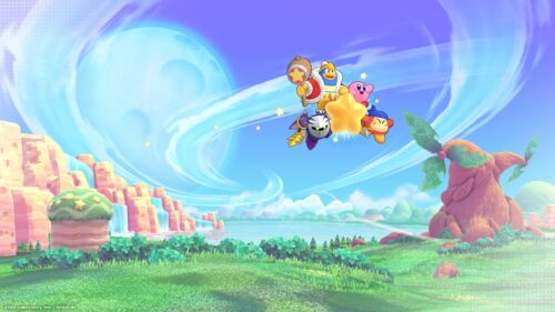 Kirby Dream Land Adventure High Quality 4K Gaming Wallpaper for Desktop PC