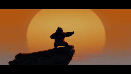 Epic Po Kung Fu Panda Martial Arts Action Scene High Resolution Desktop Wallpaper