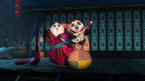 Po the Dragon Warrior Kung Fu Panda Cinematic Action 4K Desktop Wallpaper