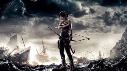 Lara Croft Tomb Raider Cinematic 4K Gaming Wallpaper for Desktop PC