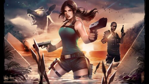 Lara Croft Tomb Raider Cinematic Gaming Wallpaper 4K High Resolution Desktop Background
