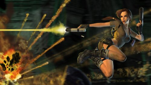 Lara Croft Tomb Raider Cinematic Gaming Wallpaper 4K Desktop Background