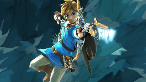Stunning Link Legend of Zelda Gaming Wallpaper – High Definition 16:9 PC Background