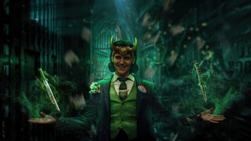 Stunning Loki God of Mischief Cinematic Portrait 4K Desktop Wallpaper