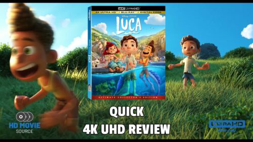 Luca Disney Pixar Cinematic Underwater Adventure Scene High Resolution 4K Desktop Wallpaper