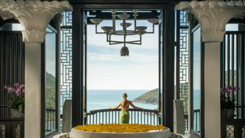 Luxury Ocean View Villa Retreat Desktop Wallpaper