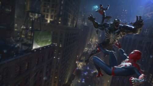 Marvels Spider-Man 2 Gaming Wallpaper 4K High Resolution Desktop Background