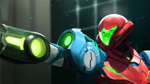Metroid Dread Samus Aran Action Gaming Wallpaper 4K Desktop Background