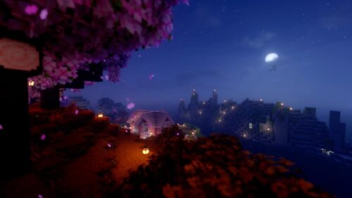 Stunning Minecraft Pixel Art Landscape Gaming Wallpaper for Desktop – High Resolution PC Background